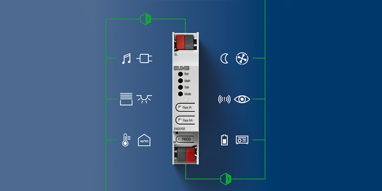 KNX Bereichs- und Linienkoppler bei Bianga Elektroinstallation in Falkenstein